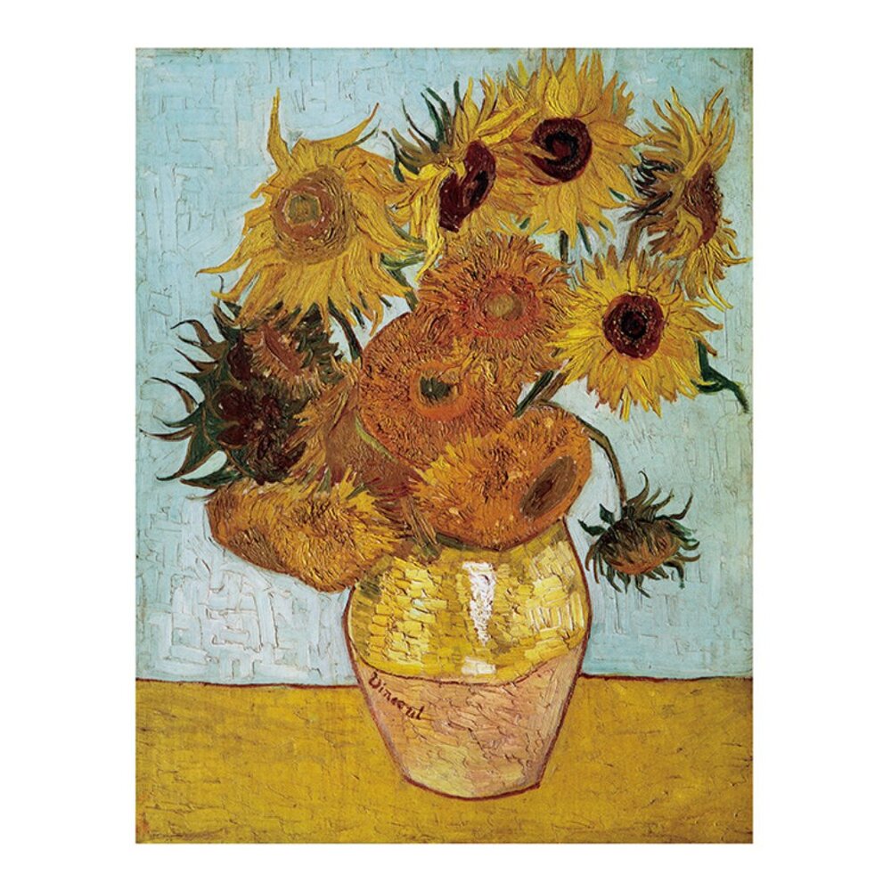 Van Gogh Oil Paintings Sunflower 12x16inch (30x40cm) Unframed print on canvas
